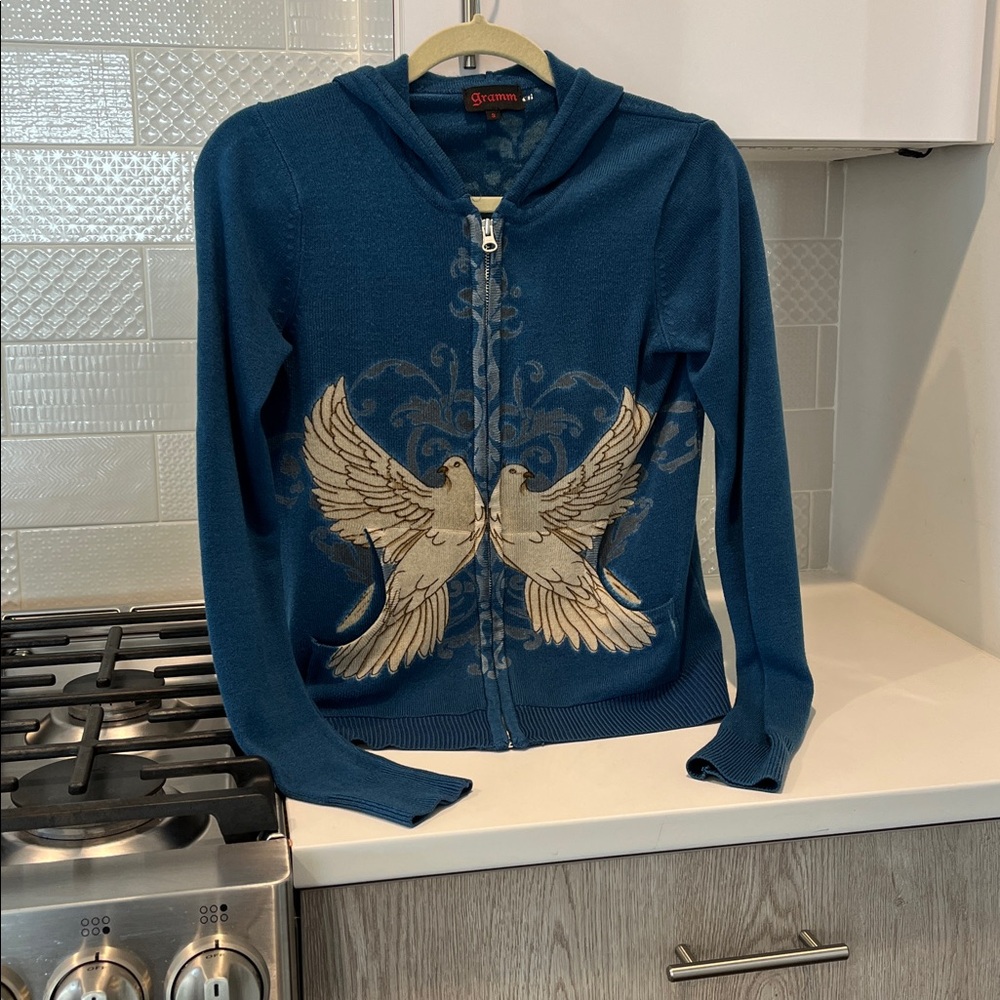 Gramm sweater hoodie zip up S